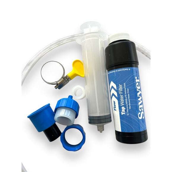 Sawyer Tap Water Filter Kit - NEW! Potable H2O Camping, Disasters, Boil Alerts - Picture 9 of 9